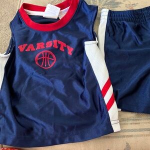 FINAL MARKDOWN Athletic works 2 piece short set 18 months